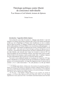 Théologie politique contre liberté de conscience individuelle