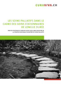 LES SOINS PALLIATIFS DANS LE CADRE DES SOINS