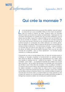 Qui crée la monnaie - ABC de l`économie