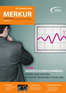 Merkur 10/2005 - Chambre de Commerce