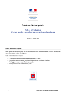 Guide de l`Achat public