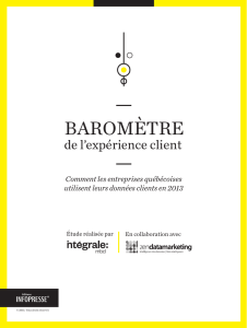 Livre blanc Baromètre 2013