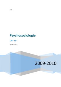 Psychosociologie
