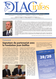 DIAC`infos N°15 - Avril 2013 - Fondation de la maison du Diaconat