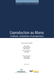 Coproduction au Maroc