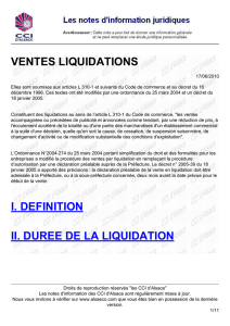 ventes liquidations - Groupement Commercial du Bas-Rhin