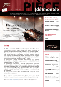 Platonov - CRDP de l`académie de Montpellier
