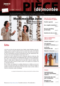 Mademoiselle Julie - Festival d`Avignon