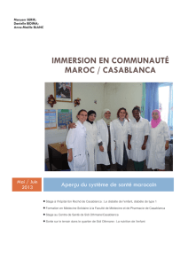 immersion en communauté maroc / casablanca