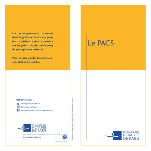 Le PACS - sedillot et dumas notaires associes