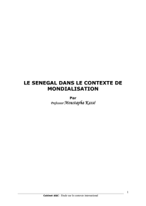 Sénégal dans le contexte de mondialisation