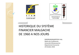 Histoire du système financier malgache- HR241016