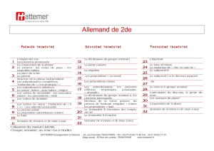 Allemand de 2de - Hattemer Academy