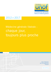 Plateforme UNOF - Les Généralistes-CSMF