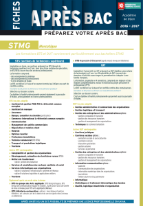 Que faire après le bac STMG Mercatique en Bourgogne