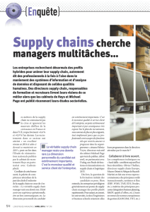 Supply chainscherche - WK Transport Logistique