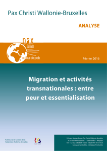 Migration et activités transnationales : entre peur et essentialisation