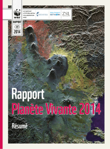 Rapport Planète Vivante 2014