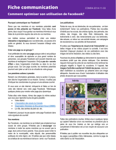 Fiche communication - Association des scouts du Canada