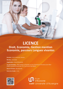 licence - ENT - Université d`Auvergne