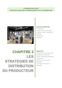 chapitre 2 les strategies de distribution du producteur