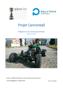 Rapport du projet Cannonball 2015