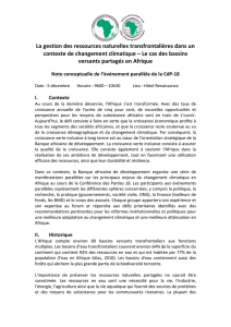 La gestion des ressources naturelles transfrontalières dans un