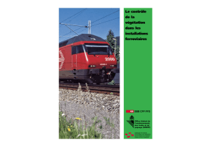 Le contrôle de la végétation dans les installations ferroviaires (PDF