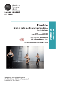 Candide - Théâtre Antoine Vitez