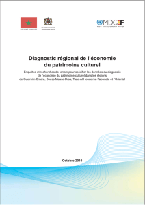 Diagnostic régional de l`économie du patrimoine culturel