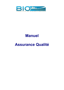 Manuel Assurance Qualité