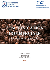 COMMUNICATION COMMERCIALE