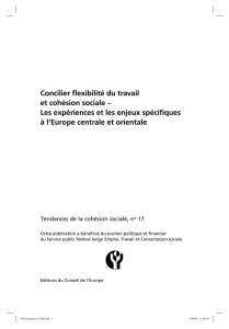 Concilier flexibilité du travail et cohésion sociale