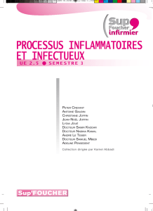 processus inflammatoires et infectueux