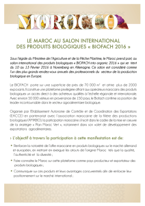 LE MAROC AU SALON INTERNATIONAL DES PRODUITS