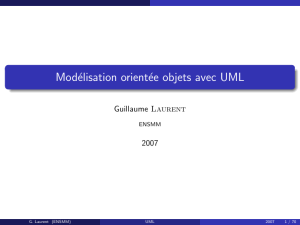 Modélisation orientée objets avec UML