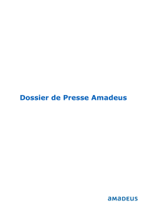 Télécharger le document de presse d`Amadeus