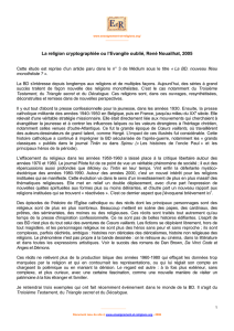 La religion cryptographiée ou l`Evangile oublié, René Nouailhat, 2005