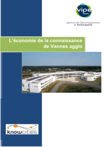 L`&eacute;conomie de la connaissance de Vannes agglo