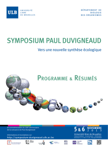 symposium paul duvigneaud