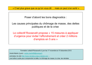 01 Diaporama pour formations sur les causes du chômage des