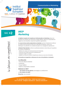 DECP Marketing BAC +2