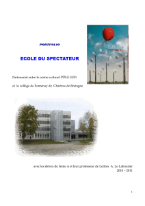ecole du spectateur - Collège de Fontenay