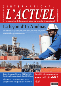 Edito - L`Actuel, le Magazine de l`Economie et du Partenariat