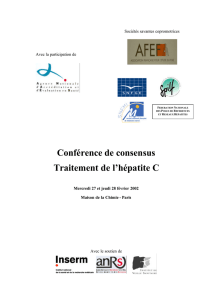 Conférence de consensus Traitement de l