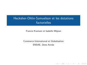 Hecksher-Ohlin-Samuelson et les dotations factorielles