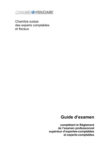 Guide d`examen