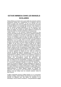 " Octave Mirbeau dans les manuels scolaires ", Cahiers Octave