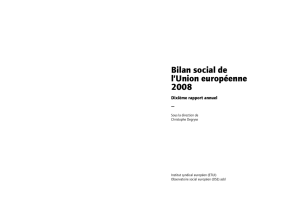 Bilan social de l`Union européenne 2008