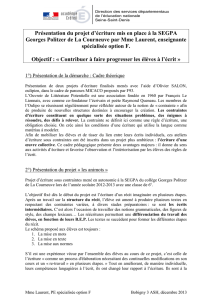 Présentation du projet